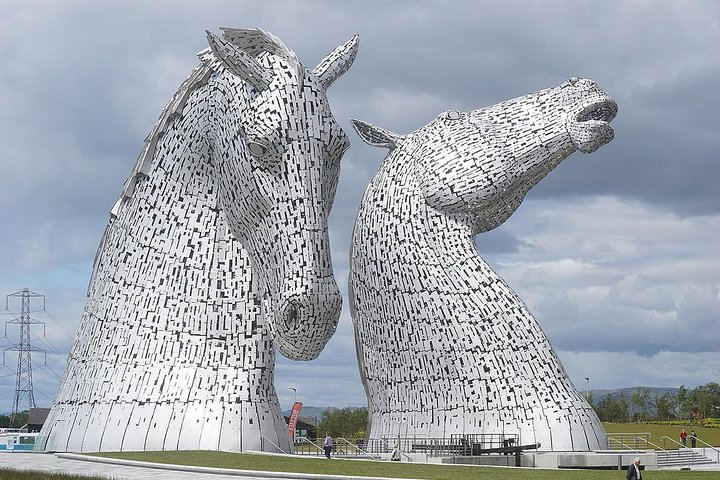 the Kelpies ,the Helix , Falkirk